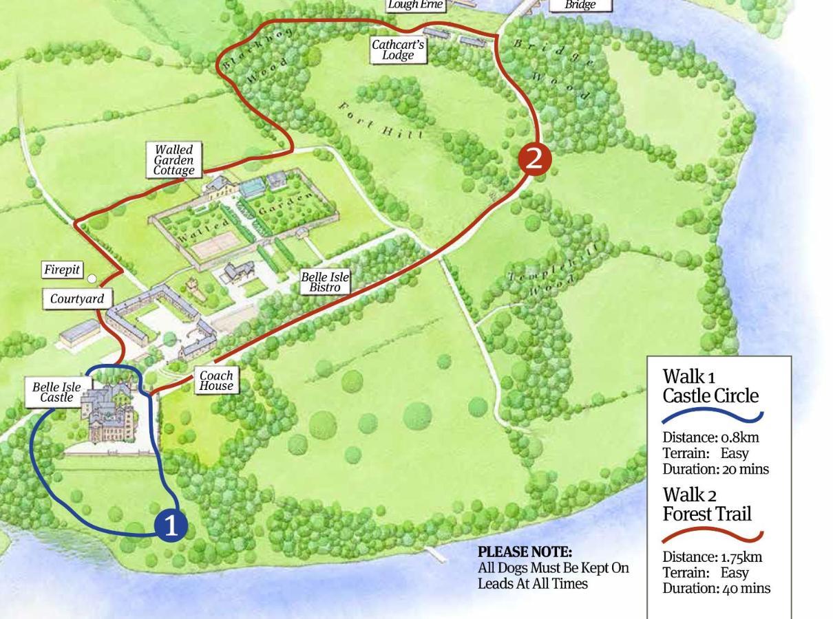 Belle Isle Castle And Cottages 恩尼斯基林 外观 照片